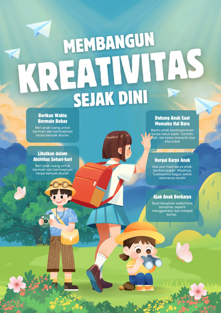membangun kreativitas sejak dini